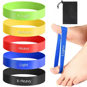 Set of Toe Stretcher Bands for Bunions Correction Big Toe Spacers Resistance Straightener Loop Bands Hallux Valgus Corrector with Storage Bag for Women Men Bunion Relief Yoga Exercise