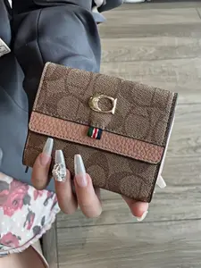 Women's Fashion Wallet New Leather Card Holder Short Foldable Design, Elegant High-End Style, Perfect for Daily Use