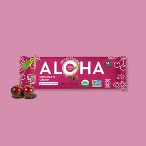 ALOHA - Chocolate Cherry - Protein Bars - 12-count