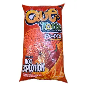 Que Totis Cheetos Puffs, Cheedar & Hot Explotion Flavored Different Sizes 3kg 400g and 200g Bags Select Your Favorite size