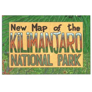 New Map of the Kilimanjaro National Park