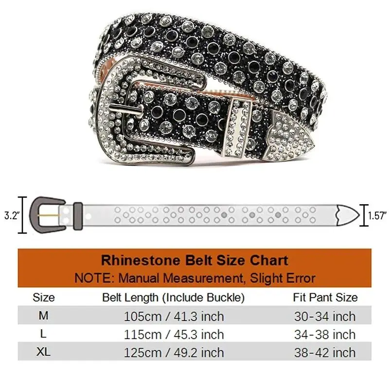 BB belt Diamond Rhinestone Belts Fashion Luxury Crystal  display picture 1