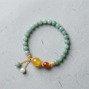 Burmese Jadeite 'Fresh Mint' Bracelet