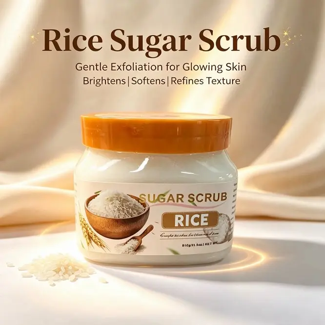 Sugar scrub rice  Body Exfoliating Scrub