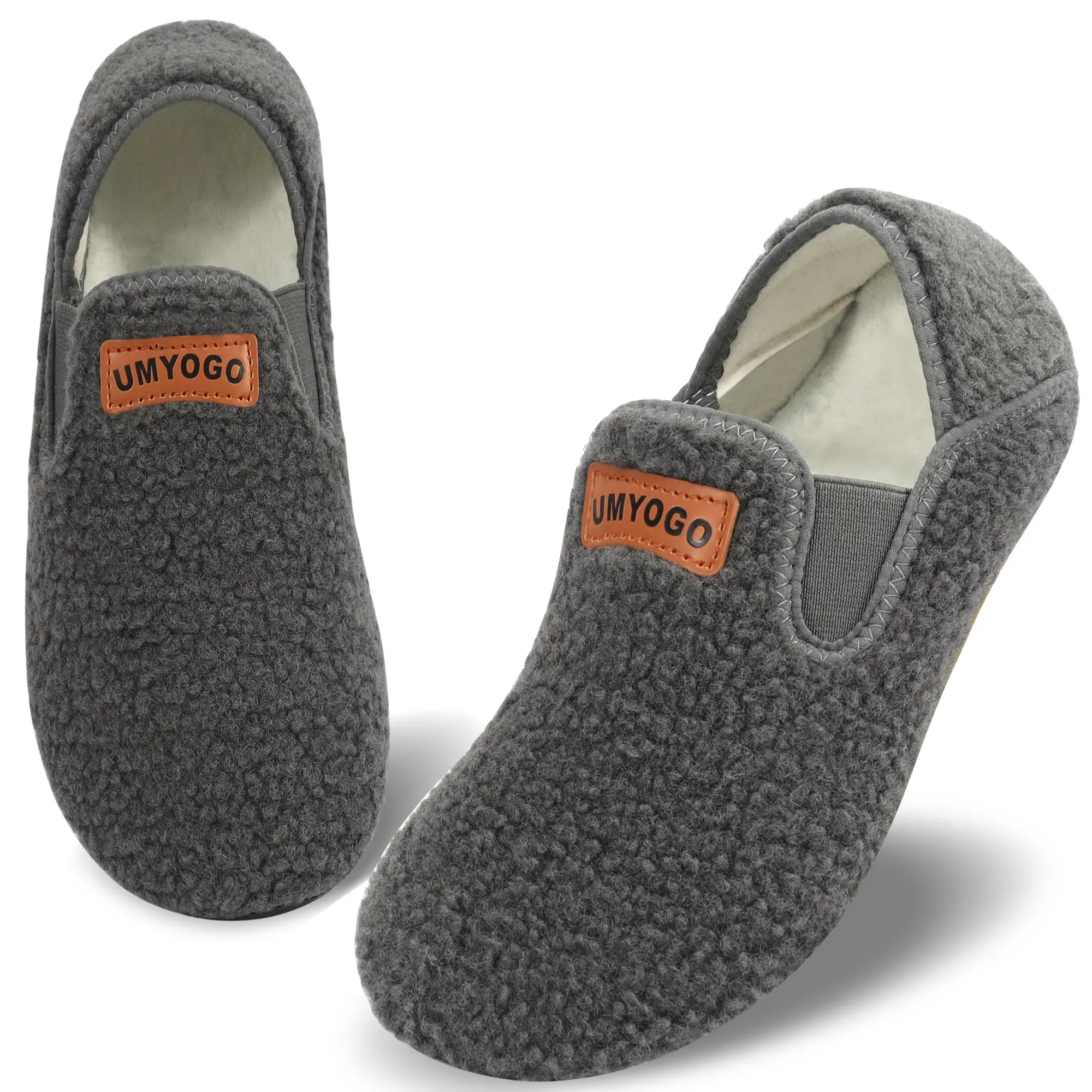 Unisex Cozy Closed-Toe House Slippers Footwear, Flexible Non-Slip Rubber Sole, Suitable for Indoor-Outdoor Wear