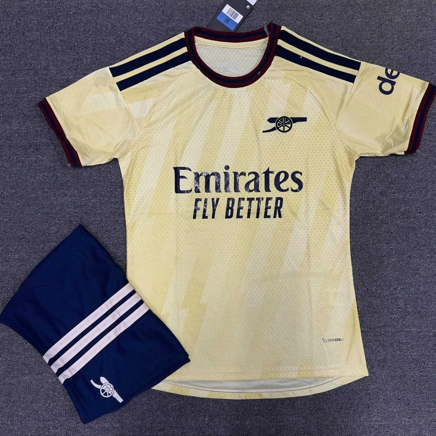 2026/27 Men's Yellow Football Kit, Training Uniform Breathable Jersey