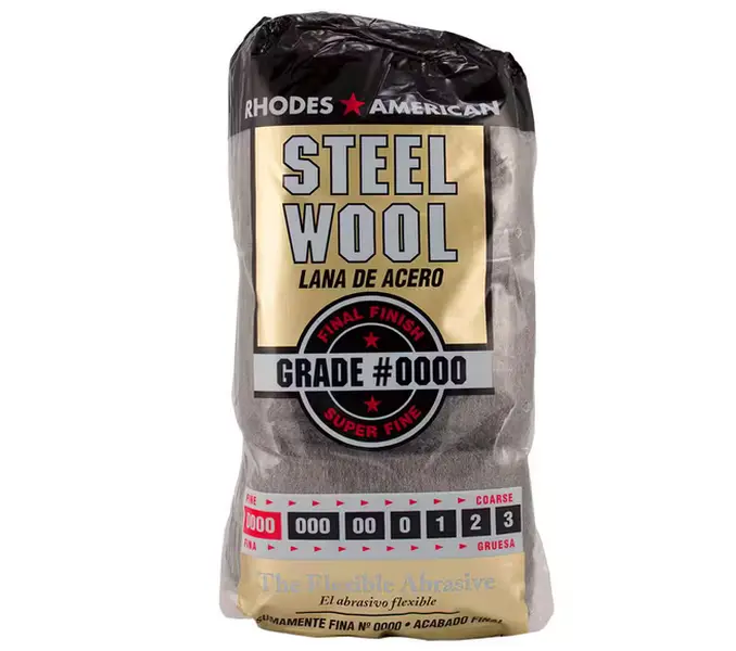 Homax Super Fine Grit Steel Wool (12-Pad), Use on Metal Instruments, Windows, Glass, and Woodwork, Flexible for Corners, Gentle Abrasive for a Perfect Finish.