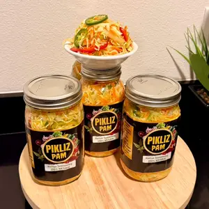 Pikliz Pam Haitian Spicy (Pickled) Food Instant Salt 32oz Carrot Kimchi Pikliz Pam Haitian Spicy (Pickled) Food Instant Salt 32oz Carrot Kimchi