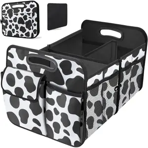 Trunk Organizer for , 72L Collapsible   Organizers and Storage,  Accessories for Women and Men, Multi-Compartment Storage Organizer for SUV,