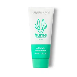 Hume Supernatural All Body Deodorant - Invisible Deodorant Balm - Aluminum Free, No Baking Soda, Anti-Chafing Odor Control - Clinically Tested on Sensitive Skin