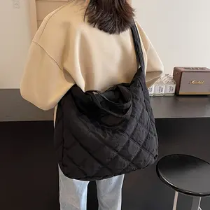 Women'S Large Capacity Tote Bag - Heavy-Duty Nylon Handbag with Zipper Closure, Spacious Work Bag, Multiple Compartments & Side Pockets, Sturdy Handles for Travel, Everyday, Office, Shopping