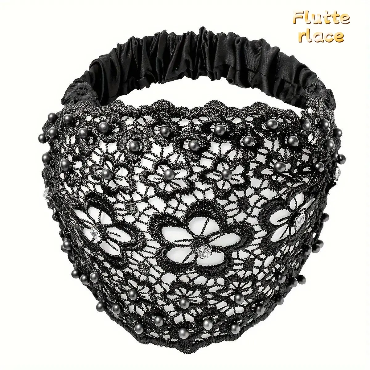 Boho Floral Beaded Headbands for Women 6PCS Set, Vintage Wide Edge Hair Accessories Trending on TikTok, Soft Lace Ethnic Style Head Wraps for Daily Wear, Party, Travel, Christmas & Holiday Gifts