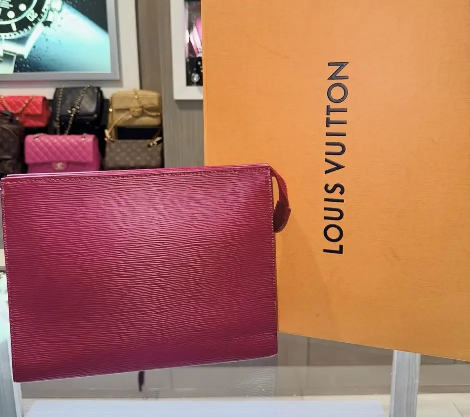 Pre-owned Louis Vuitton Epi Leather Toiletry Bags Toiletry Pouch 26 (2018)