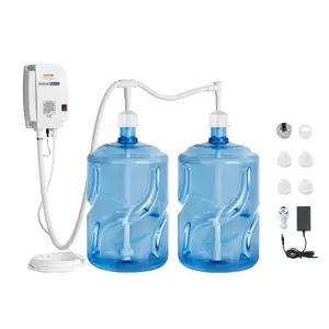 summervibes VEVOR Bottled Water Dispenser Pump System, 2x5 Gallon Dispensing System, Automatic Electric Water Dispenser, Double-Pipe Water Jug Pump, Compatible Use with Coffee/Tea Machine, Refrigerator, Ice Maker, Water Pump