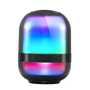 Dazone Portable Bluetooth Speaker Wireless with Lights, HD Stereo Sound, TWS Pairing, BT5.3 with USB Input for Home Camping Party
