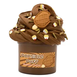 Ice Cream Cup DIY Butter Slime Kit, Ice Cream Cup Scented Non-sticky Slime, Soft Sludge Toy, Birthday Party Favor, Classroom Rewards