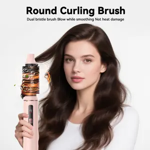 ATOPSKINS 5-in-1 Air Styler: non-aggressive styling & Ultra-Lightweight(The attachments are made of plastic),ZeroHeat Damage (230°F) for Non-Aggressive Styling