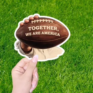 Together We Are America Benito Bowl Stickers , Stickers For Water Bottle, Laptop, or Kindle