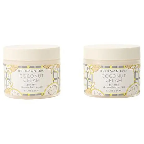 Beekman 1802 2-pack 2 oz. Goat Milk Whipped Body Cream, Coconut Cream