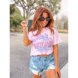 She's From Texas Graphic Top