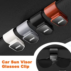 Car Interior Sun Visor Glasses Holder Sunglasses Case Eyeglasses Clip Sturdy Clip Easy Attachment Car Interior Accessory For BMW M E46 E90 E60 F30 G20 X1 X2 X3 X4 X5 X6 X7 i3 i4 i5 i7
