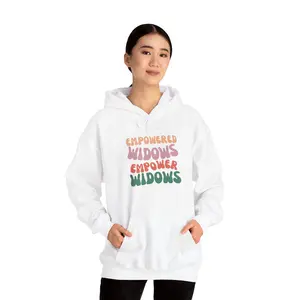 Empowered Widows Unisex Hoodie, Widowhood Support Sweatshirt, Strong Women Pullover,  Widow Gift, Widows Awareness hoodies that