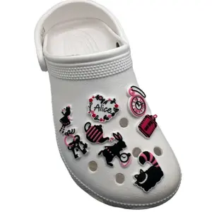 Set of 18 Alice Shoe Charms!