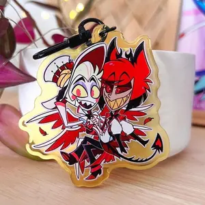 Hazbin Hotel RadioApple Keychain