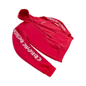 Chrome Hearts Red Hoodie