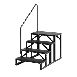 RV Steps With Handrail RV Stair, Hot Tub Steps With Handrail, Portable Pool Ladder