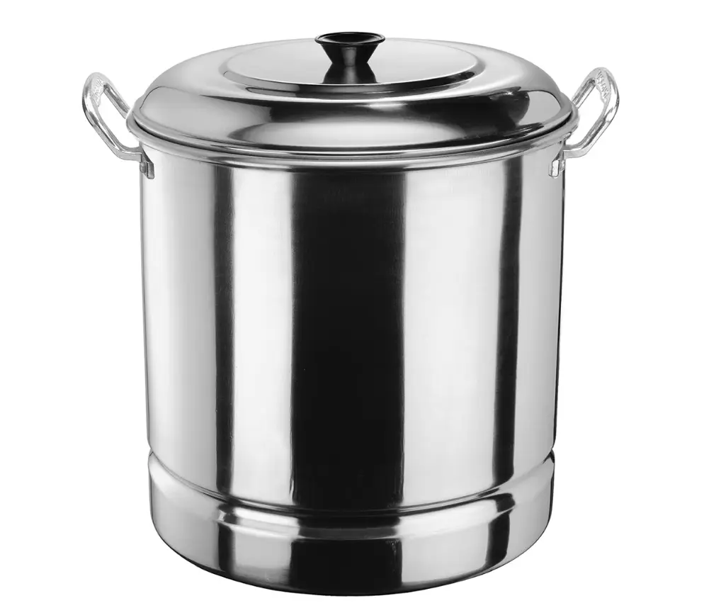16 Quart Aluminum Steamer Pot with Removable Insert & Lid, Induction Compatible