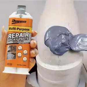 Doeyvose Epoxy Resin Repair Paste Adhesive, Outdoor Faucet Repair Kit, Waterproof Sealant for Garden Pipes Leaks, Durable and Easy to Use