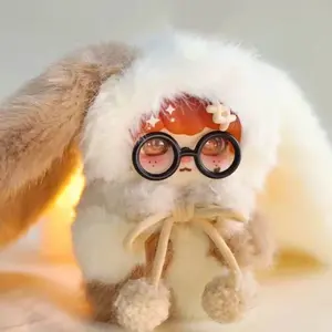 [Buy 3 get 4]SHI YI QU WAN-LOKIKI Stardust in Paper Series Plush Blind Box,Bunny Plush Dolls,Soft Furry Collectibles,Backpack or clothing decoration,Stuffed Animal