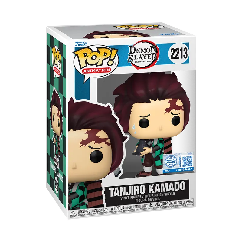 Funko Pop! Demon Slayer- Tanjiro Kamado with Crow #2213 Collectible Pop Vinyl Figure