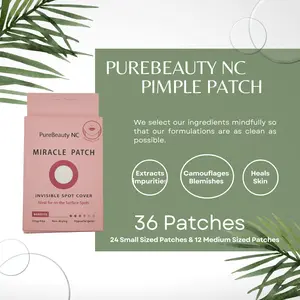 PureBeauty NC Miracle Patch Invisible Spot Cover 36 Patches Acne Spot Dots All Skin Types Skincare