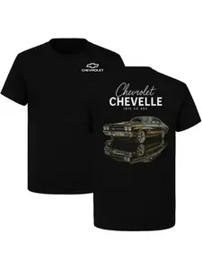 1970 Chevelle SS T-Shirt Classic Chevrolet Muscle Car Graphic Tee, Vintage Chevelle 454 Streetwear Top