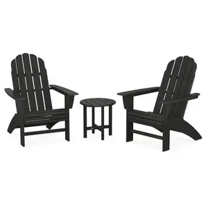 POLYWOOD Vineyard 3-Piece Curveback Adirondack Set