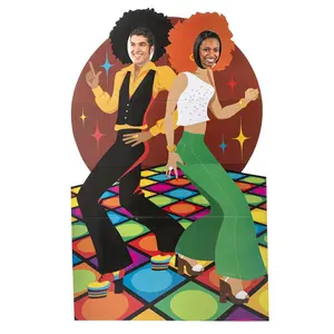 71" 70s Disco Cardboard Cutout Stand-In Stand-Up