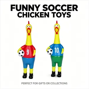 2pcs Football Scream Chicken, Party Viewing Atmosphere, Stress Relief Toy, Fun and Interactive, Perfect for Gatherings and Events