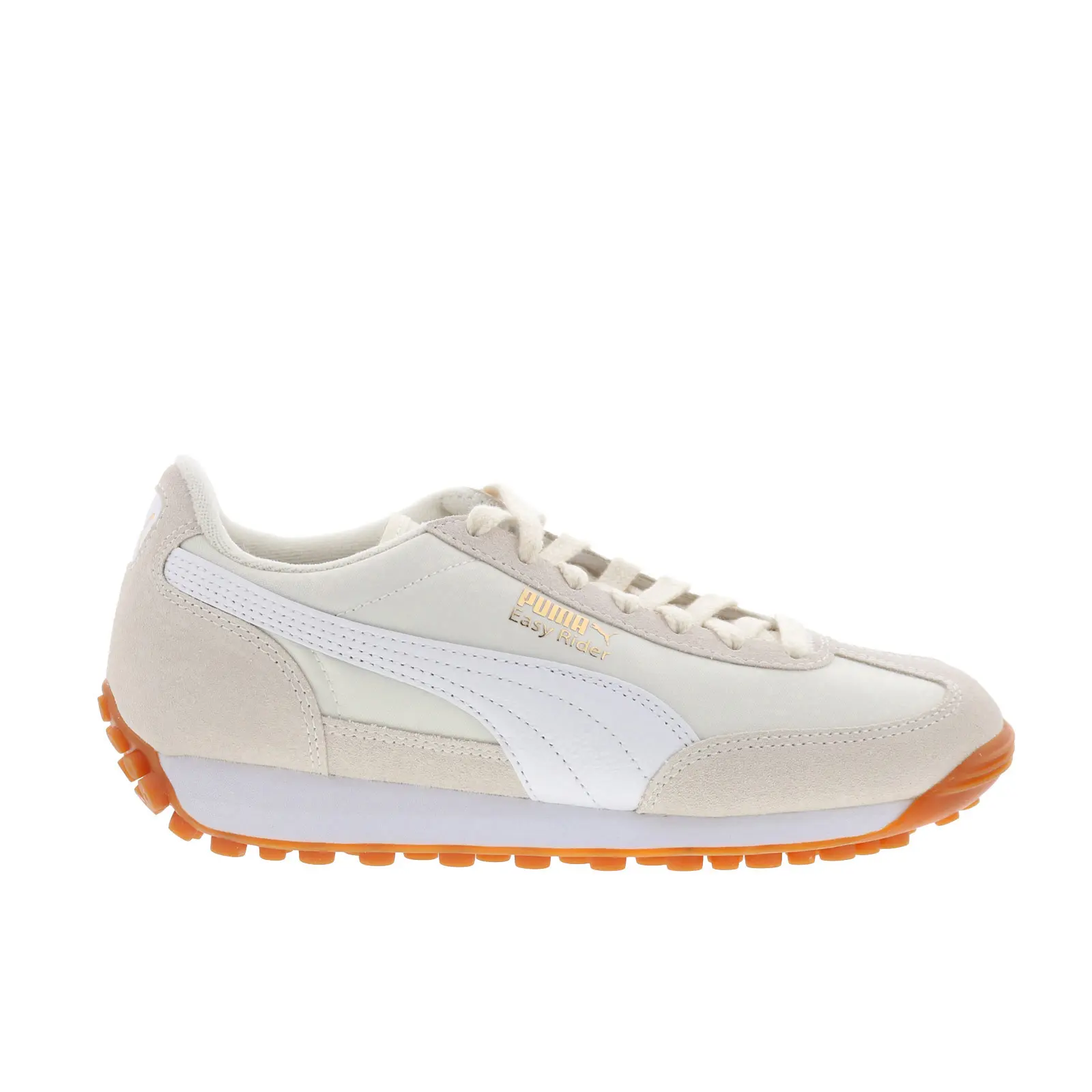 Puma Easy Rider Vintage 40077318 Womens Beige Suede Lifestyle Sneakers Shoes