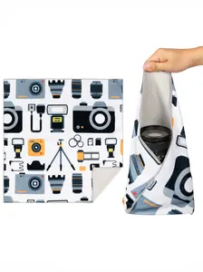 Self-Adhesive Magic Cloth Cosmetic Storage Lens Camera Anti-Collision Scratch Proof Wrap, Easy Solution for Protection