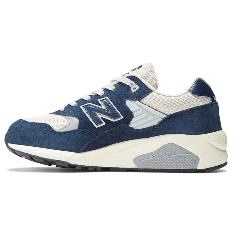 New Balance 580 Natural Indigo' Comfort Low Top Casual Running Shoes Unisex White MT580OG2