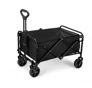 Foldable Wagon Four Wheel shopping storage cart