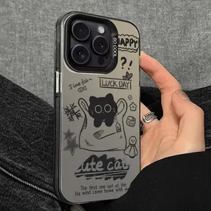 Cute Cartoon Pattern Phone Case, 1 Count TPU All-inclusive & Drop-resistant Phone Protective Cover, Phone Accessories Compatible with iPhone 16 Pro X XS MAX 11 12 13 14 15 Plus Series Case