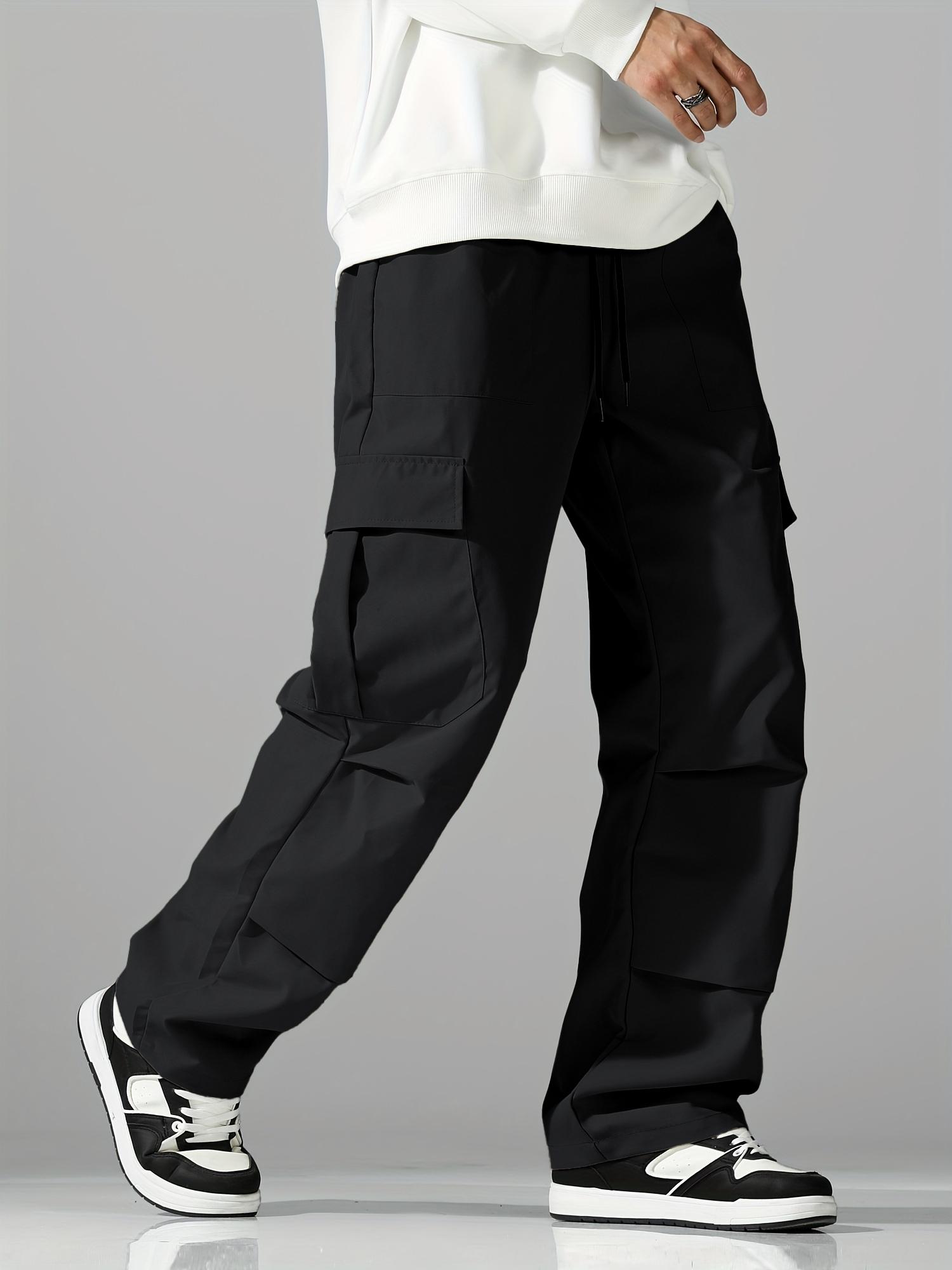 Men’s multi-pocket comfortable cargo pants for outdoor casual sports, long pants