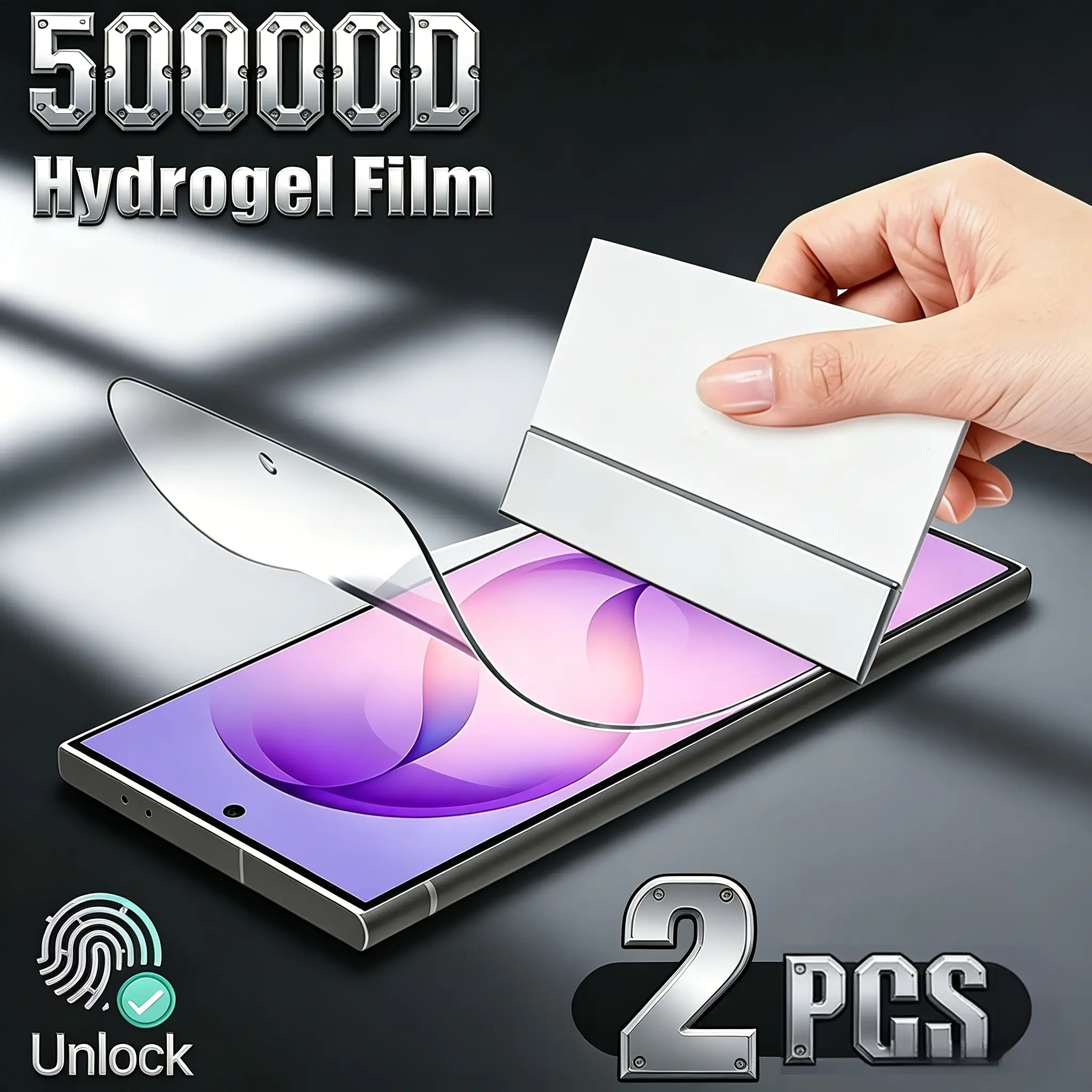 2 pcs Full Cover Soft Hydrogel Film For Samsung Galaxy S26 Ultra S25 Edge S24 S23 S22 S21 S20 Ultra Plus FE Screen Protector On Samsung Galaxy Note 20 10 Ultra Plus Protective Film (Not Tempered Glass) Accessories