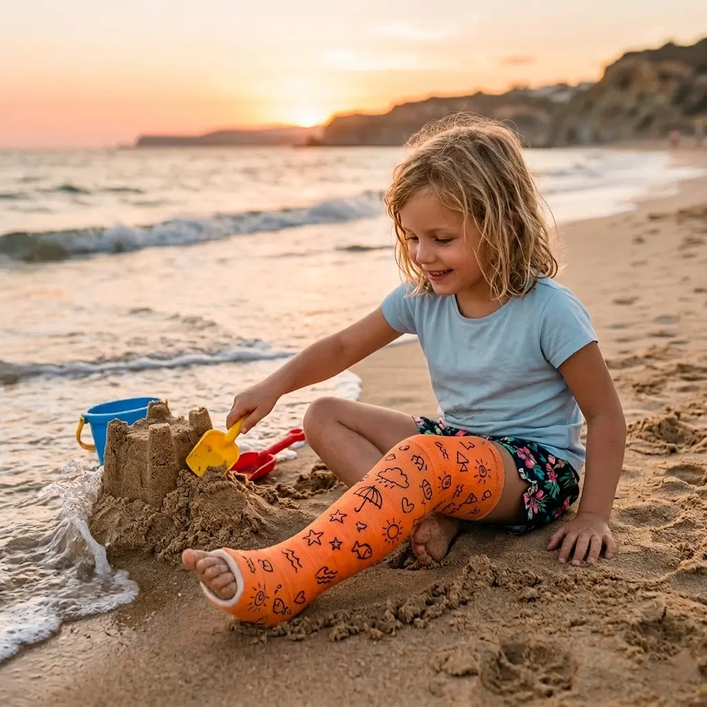 Waterproof Cast | Long Leg Cast Kit