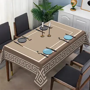 JIT-1pc tablecloth home printed dining table cloth European tablecloth tea table cloth rectangular dining table cover square simple style dining table cloth suitable for outdoor dining table, picnic or holiday party room decoration