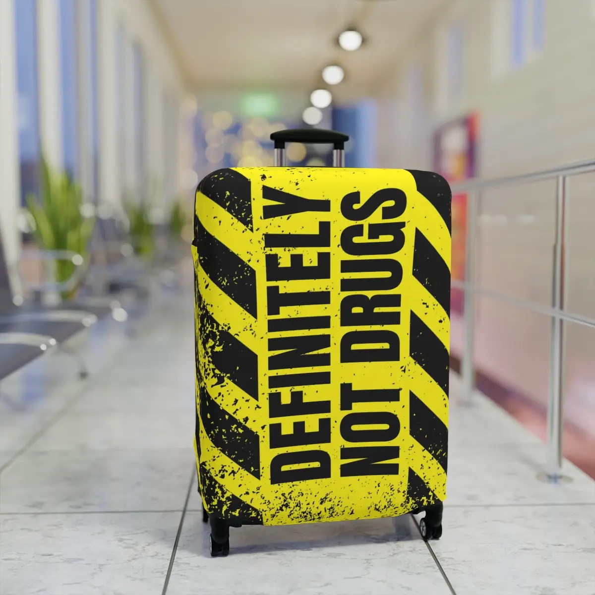 Definitely Not Dr*gs Luggage Cover