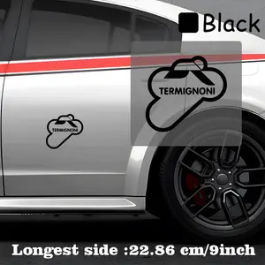 1PC Termignoni Tuning Brand Street Trendy Sticker Personalized Decal For Skateboard Deck, Car Door, Backpack Exterior Cross-border Hot Street Tuning Goodie Adds Trendy Performance Vibe Fits Trendy Items Top For Street Trendy Tuning Fans